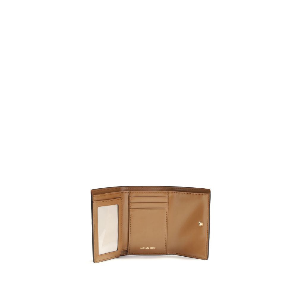 Michael Kors Brown Fabric Wallet