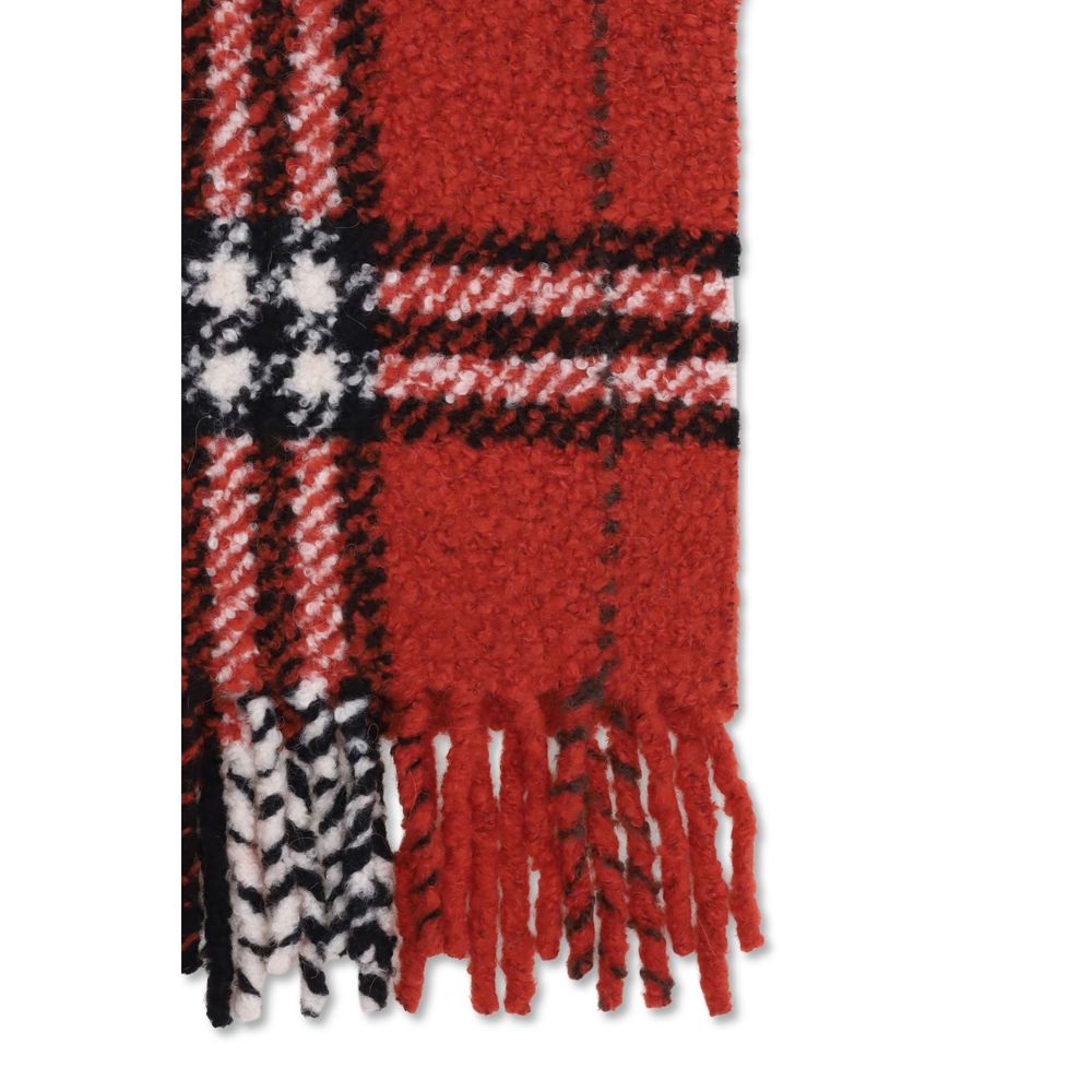 Burberry Multicolor Alpaca Vicugna Pacos Scarf