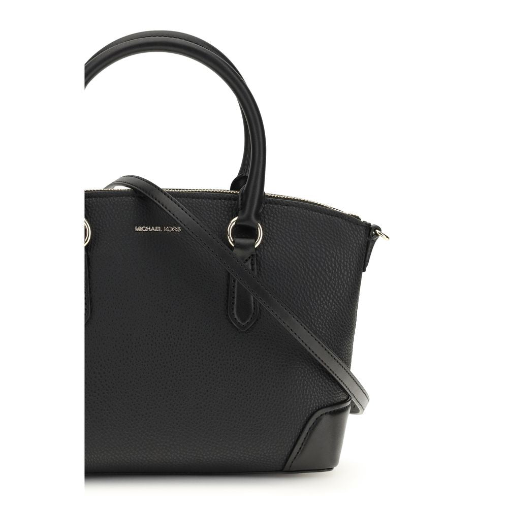 Michael Kors Black Calf Leather Bos Taurus Shoulder Bag