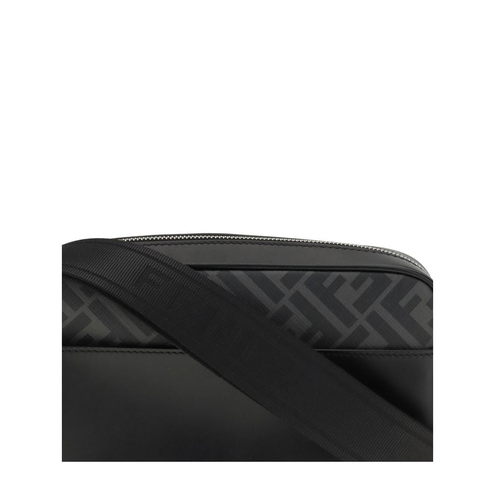 Fendi Black Leather Shoulder Bag