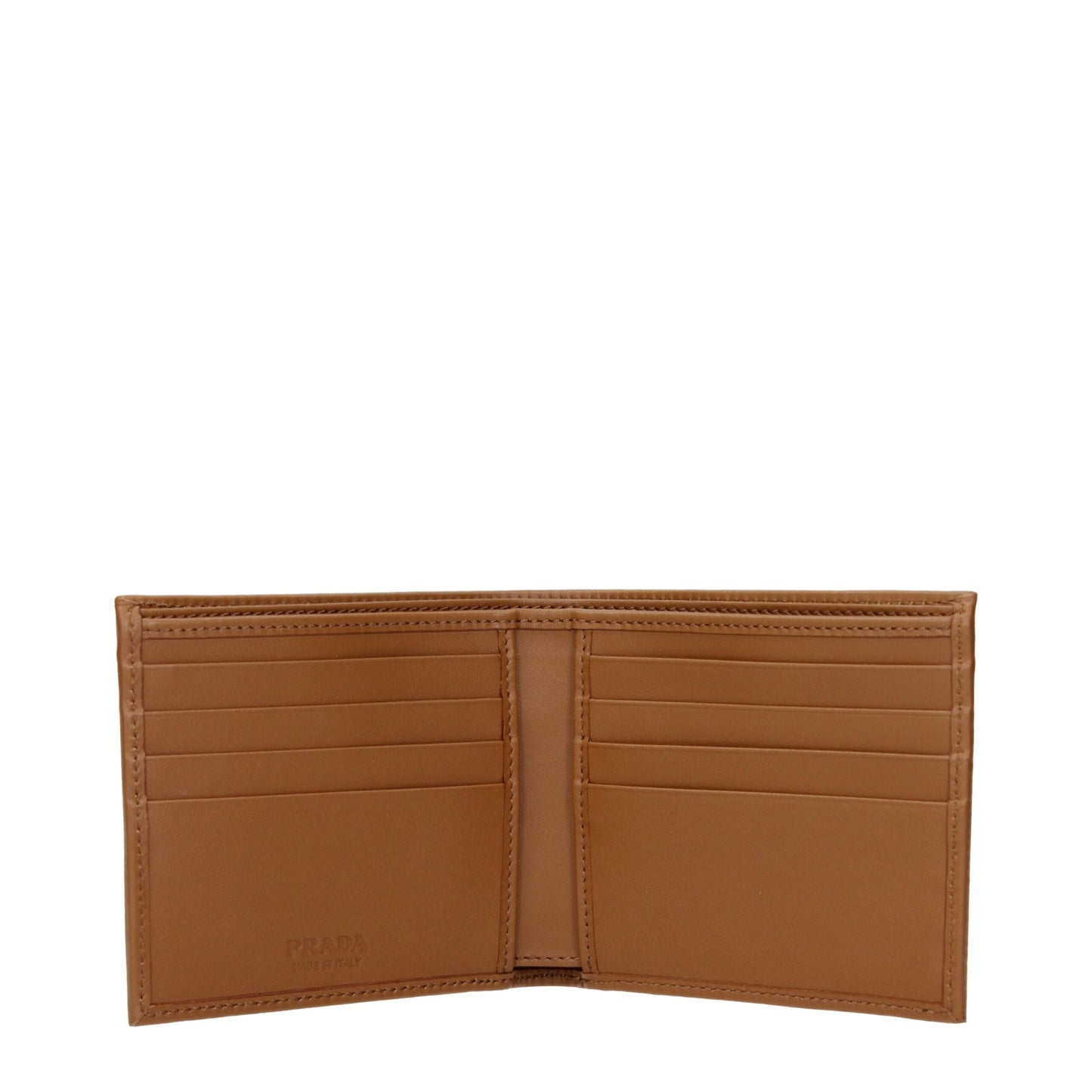 Prada Brown Fabric Wallet
