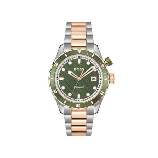 Hugo Boss Gray Stainless Steel Dress Watch