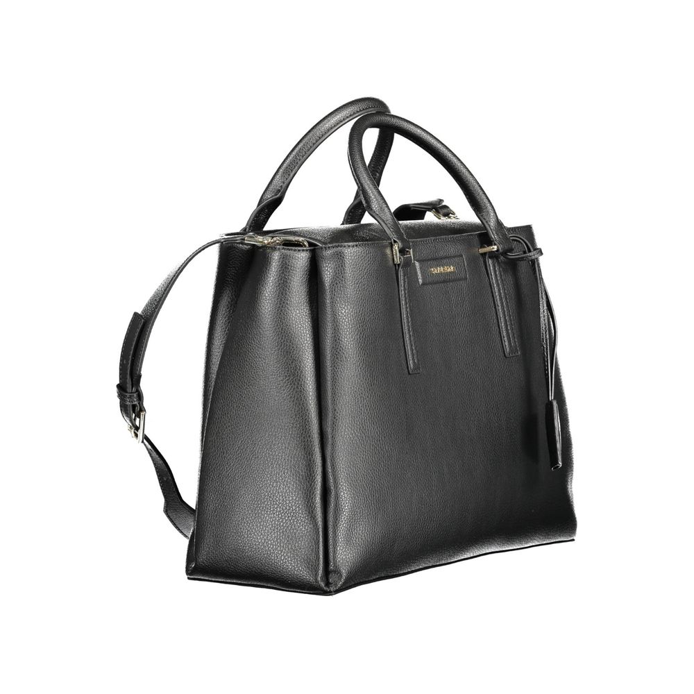 Calvin Klein Black Recycled Polyester Women Handbag