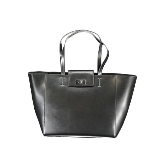 Calvin Klein Black Polyester Women Handbag
