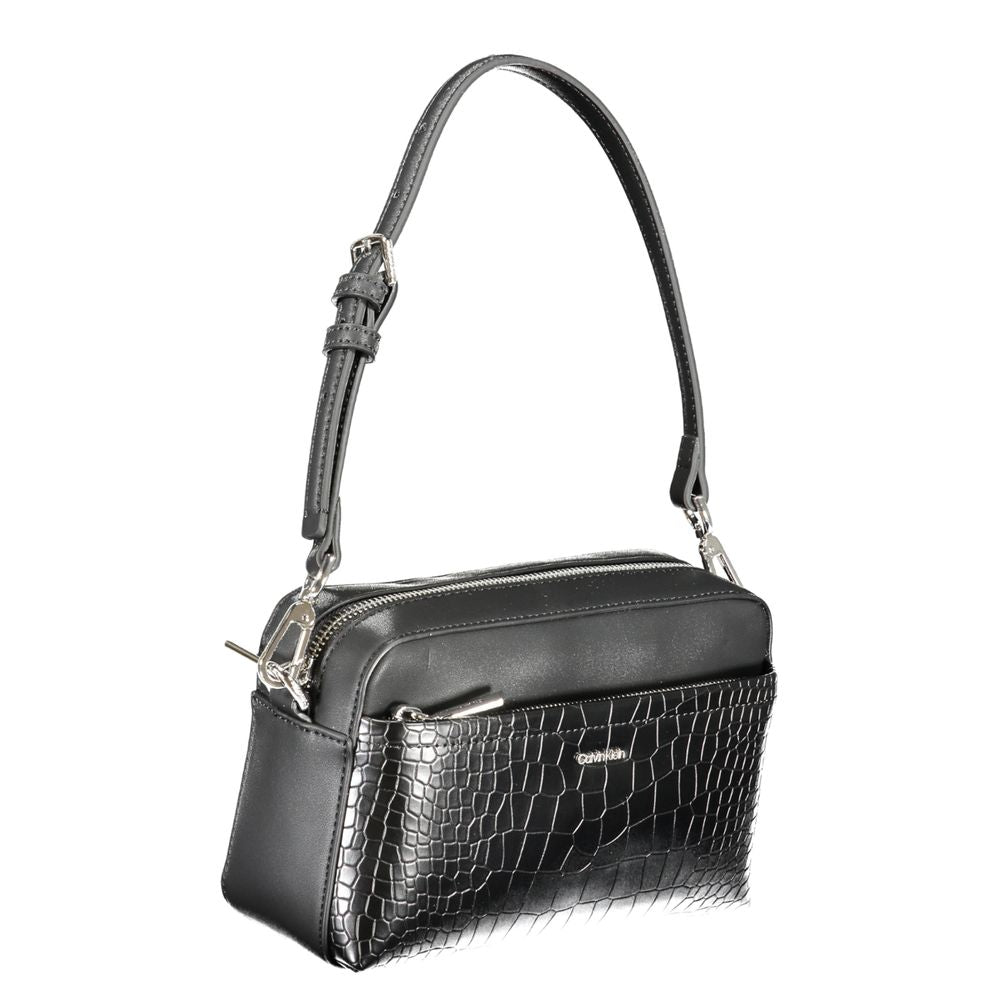 Calvin Klein Black Polyurethane Women's Handbag