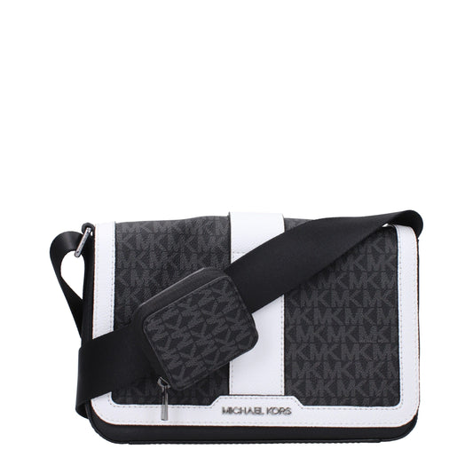 Michael Kors Black Fabric Crossbody Bag