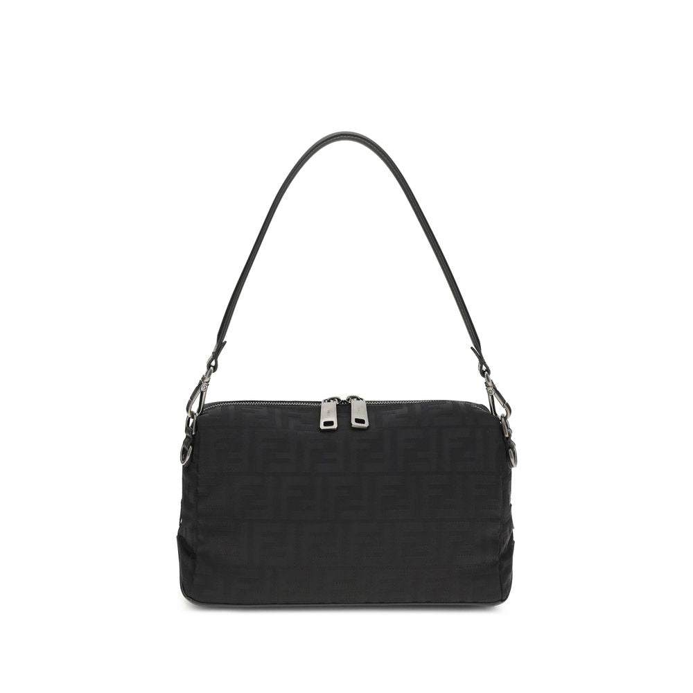 Fendi Black Nylon Shoulder Bag